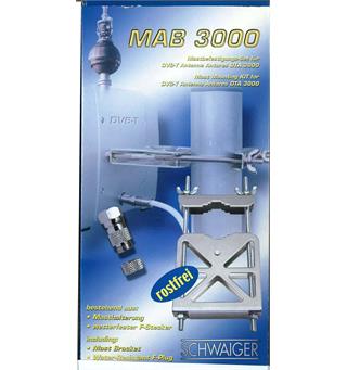 Schwaiger Vegg/mastefeste Kit MAB 3000 Rustfritt for vegg/mast
